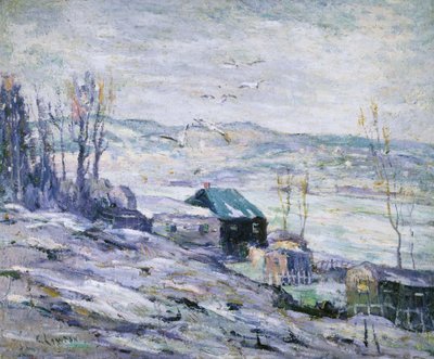 Windy Day, Bronx River by Ernest Lawson
